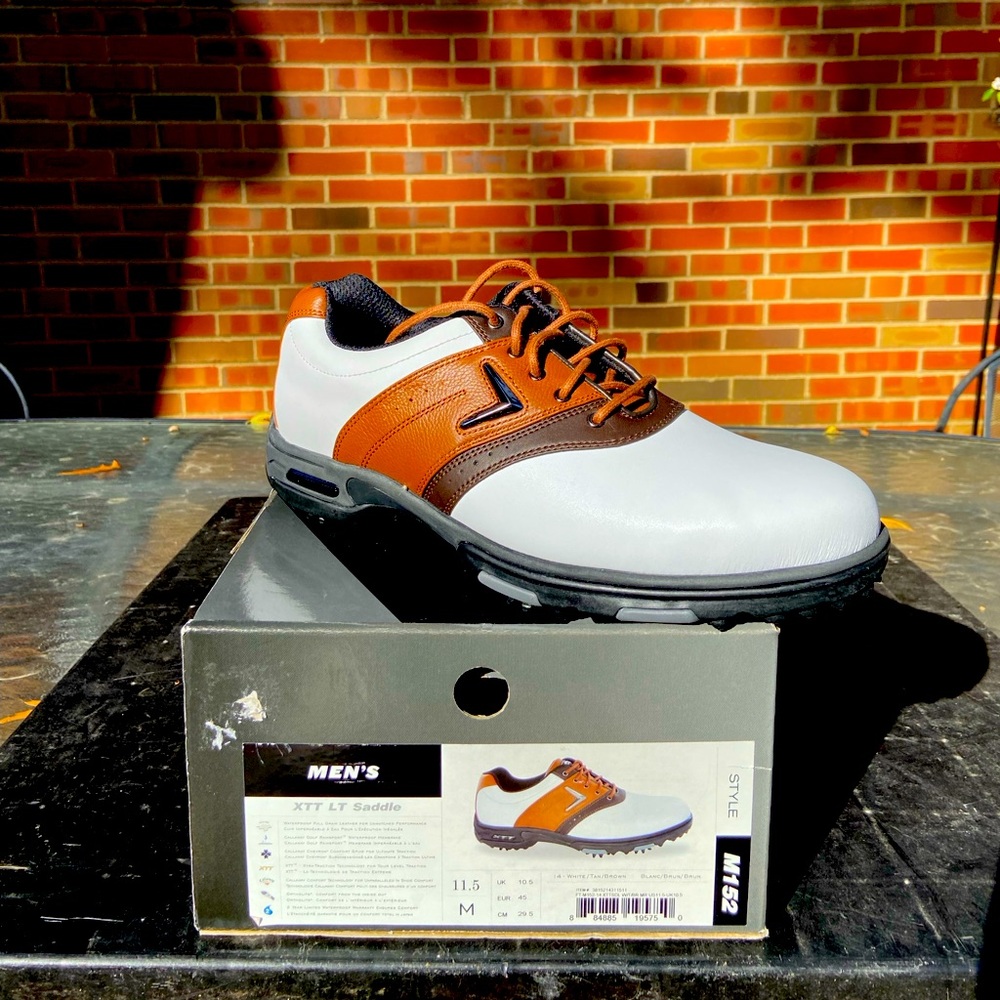 Callaway men’s golf shoes. New. Size 11.5